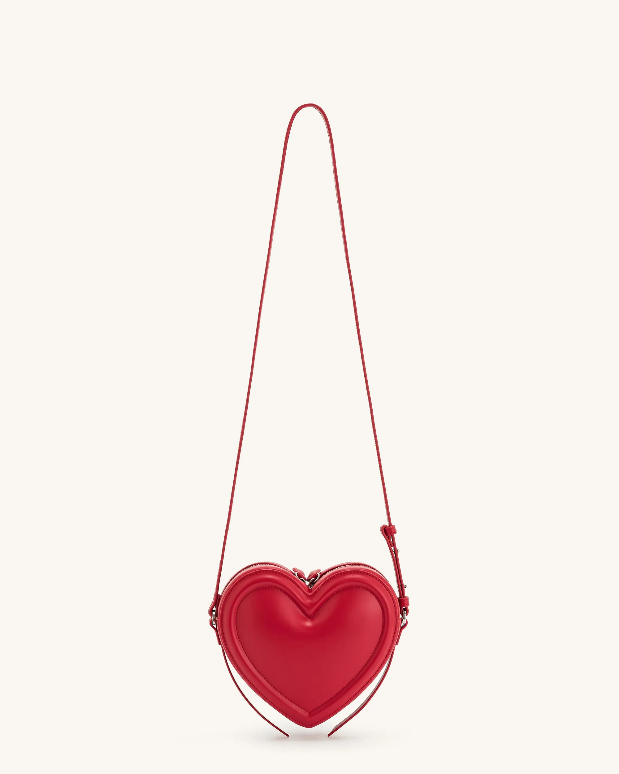 Arlene Heart Shaped Bag - Magenta sold by JW PEI product image thumbnail 3