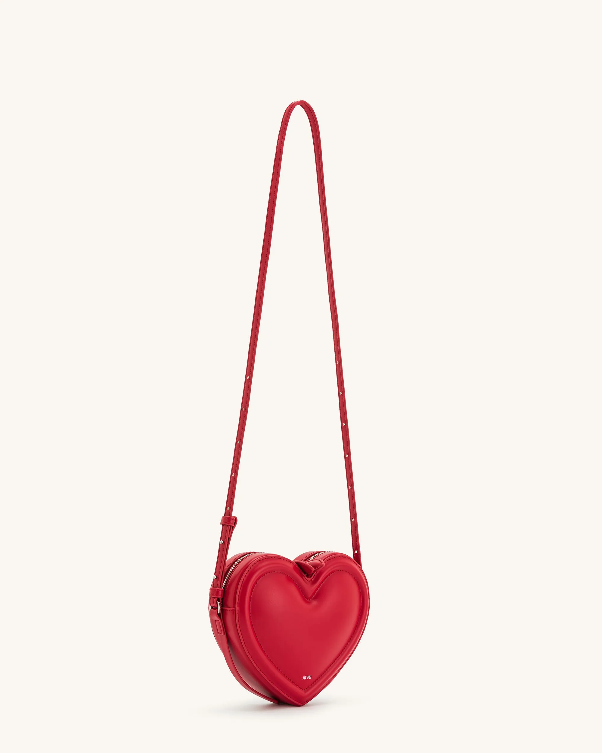 Arlene Heart Shaped Bag - Magenta sold by JW PEI product image thumbnail 2