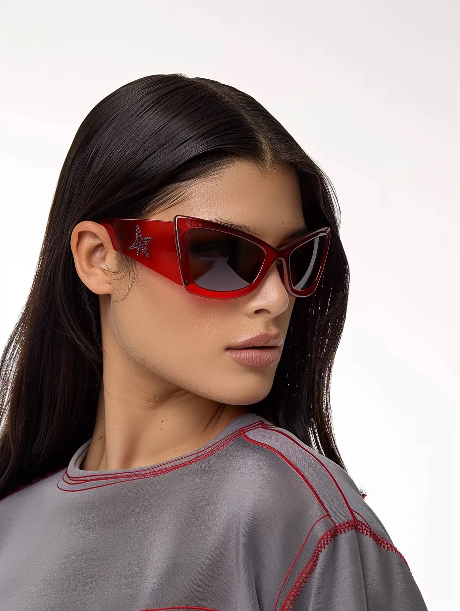 Lindsay Star Red Sunglasses - Red sold by JW PEI