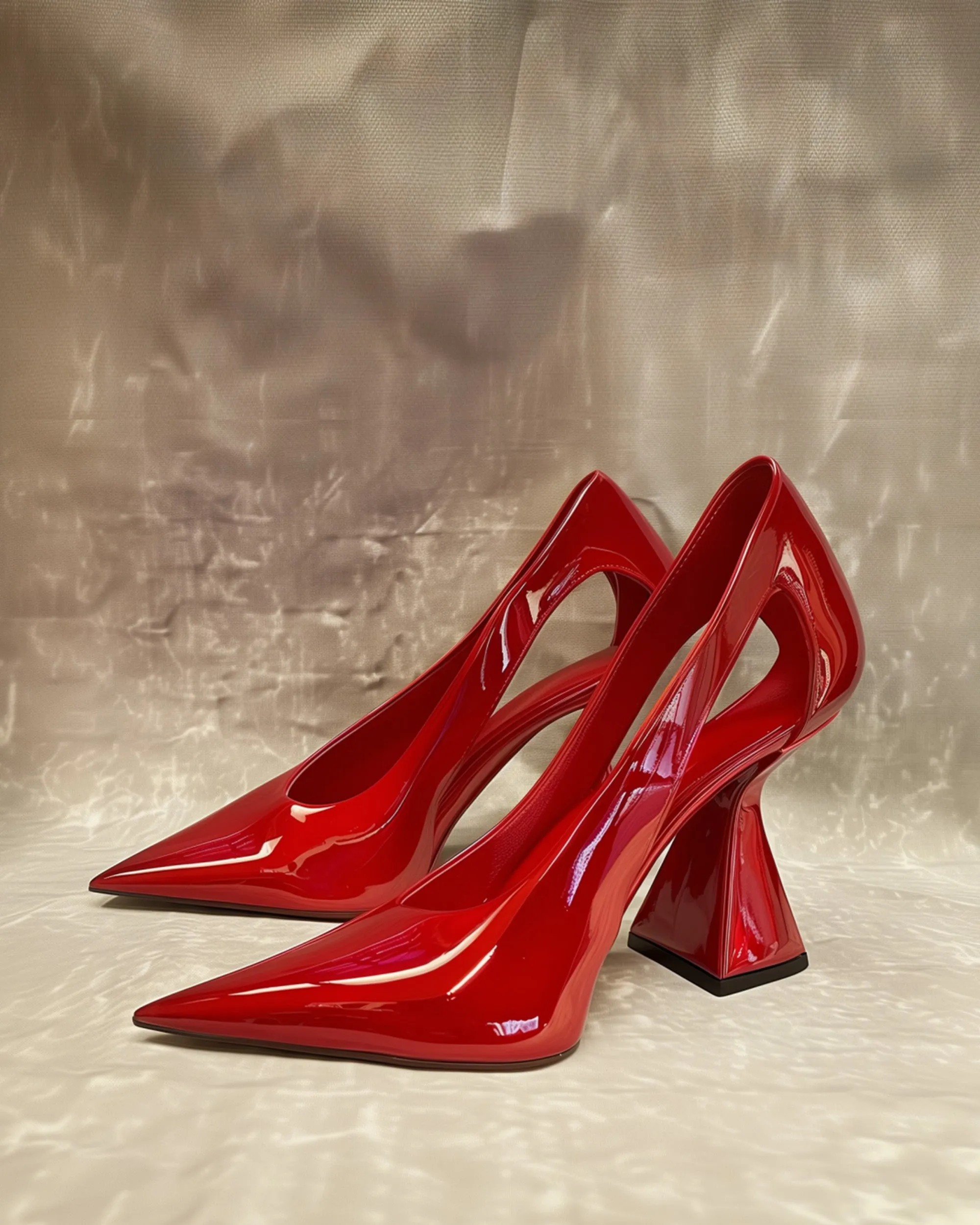 Alessia High Heel Pumps - Red sold by JW PEI