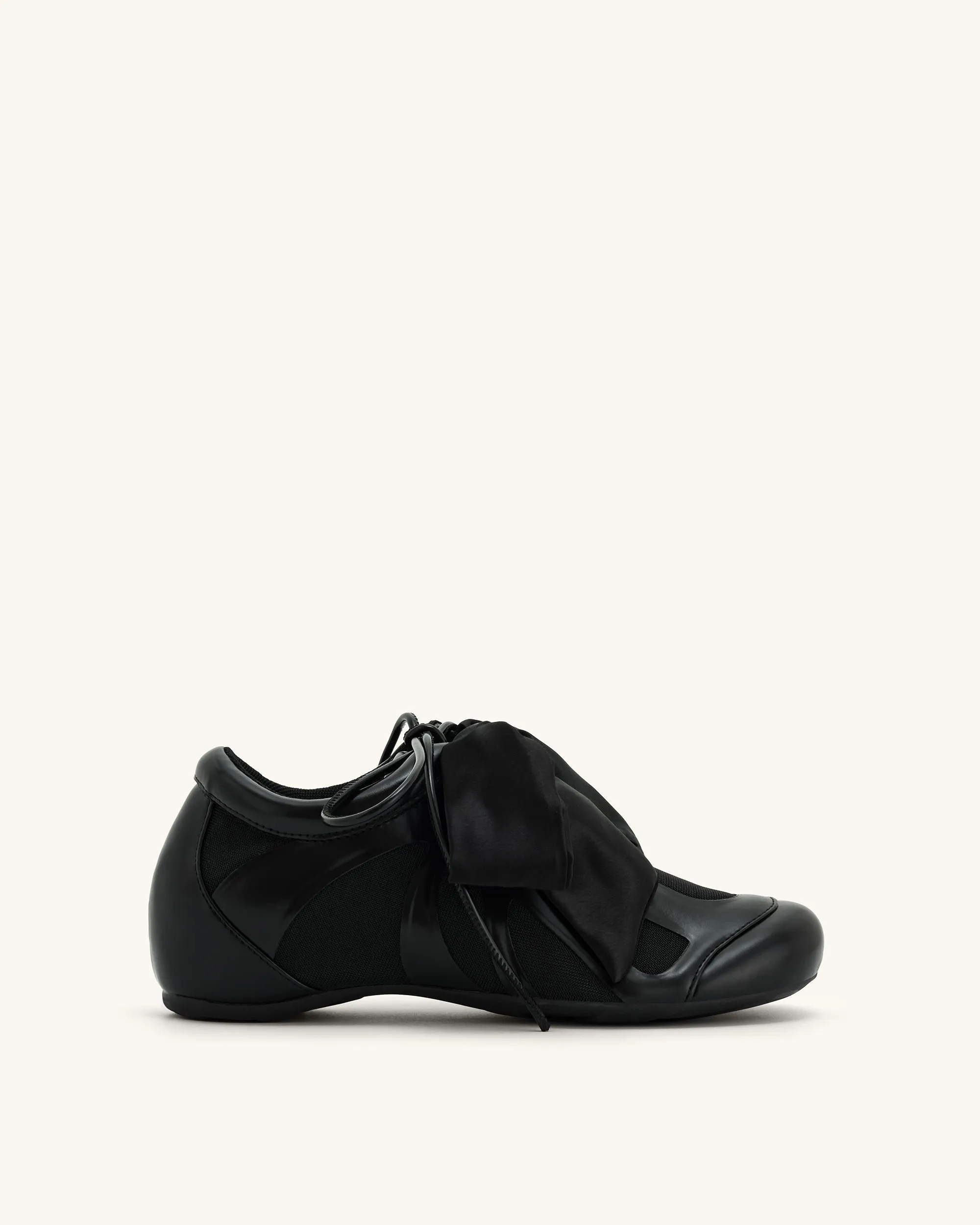 Rosie Bow Tie Low Top Sneakers - Black sold by JW PEI product image thumbnail 2
