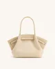 Hana Medium Faux Suede Tote Bag - Off White sold by JW PEI