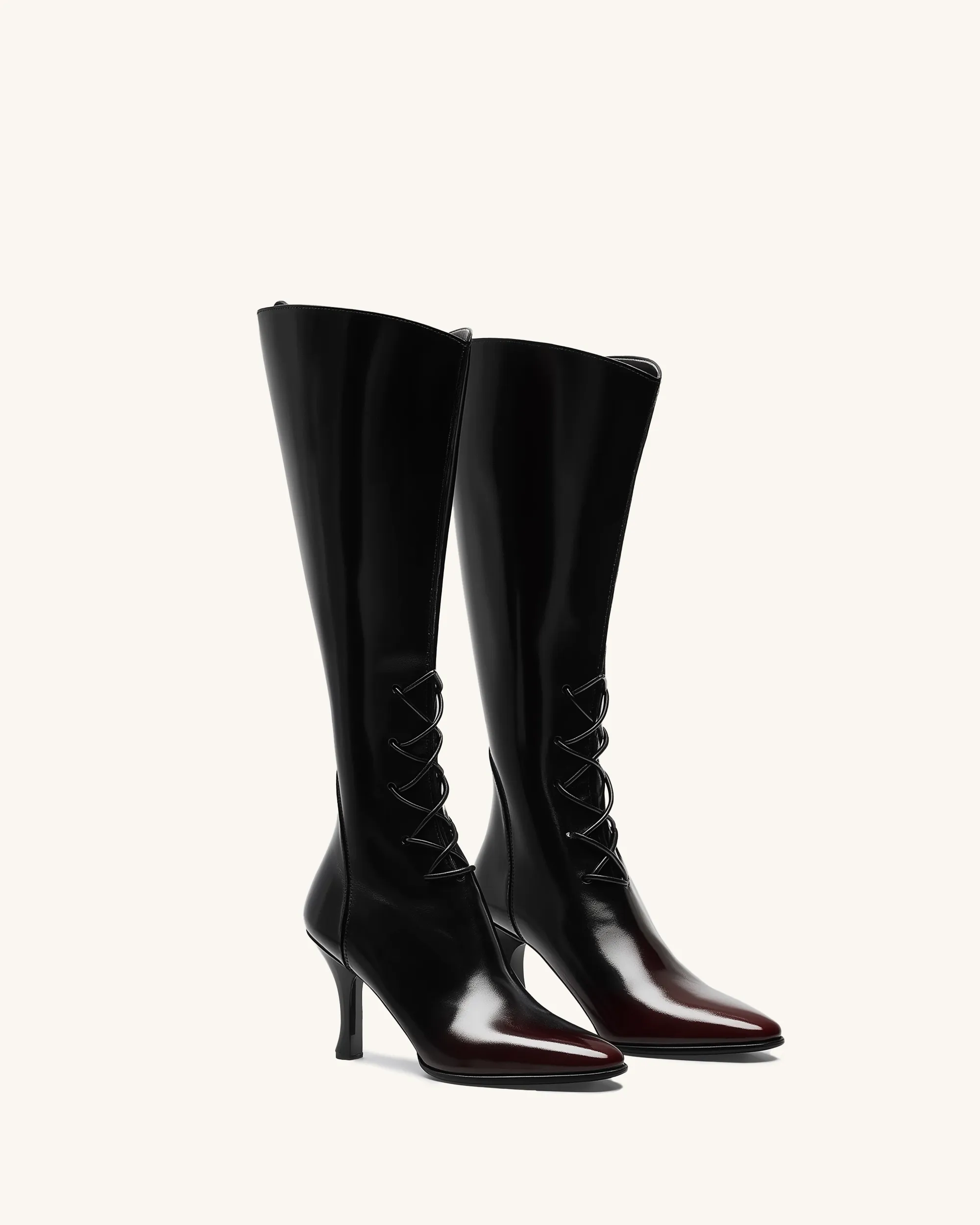 Olivia Lace Boots - Black sold by JW PEI