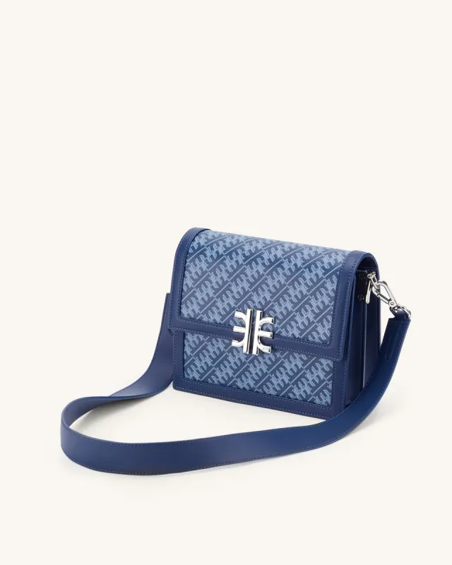 FEI Mini Flap Crossbody - Navy sold by JW PEI