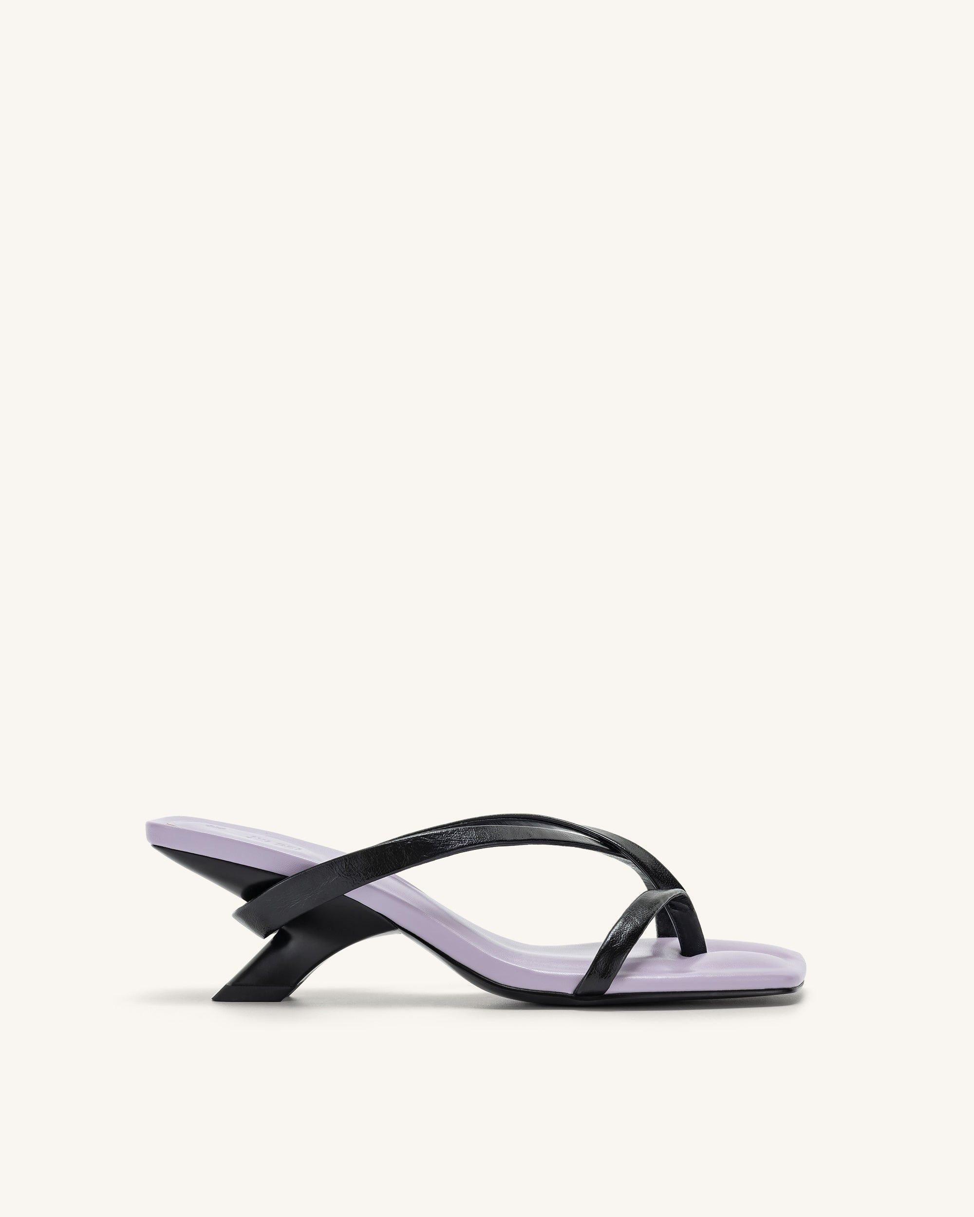 Maeve Strappy Mule - Black sold by JW PEI