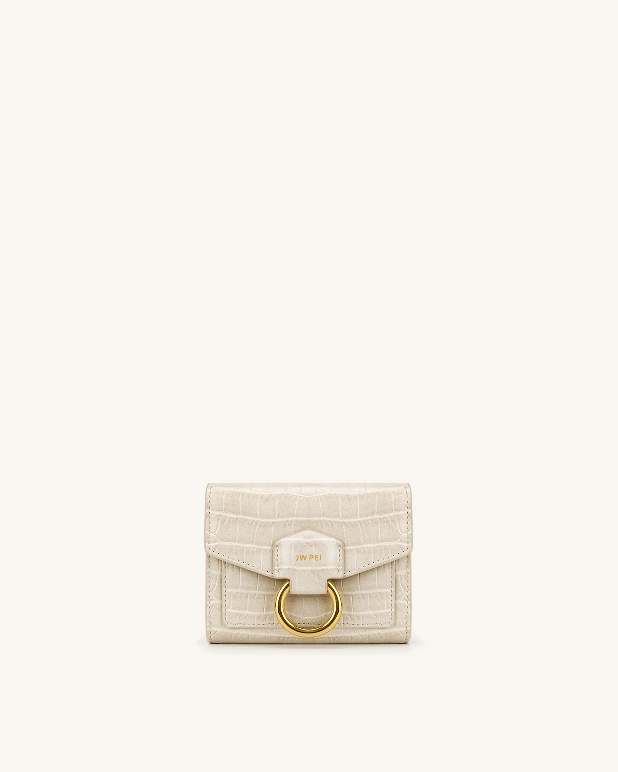 Stella Wallet - Ivory Croc sold by JW PEI