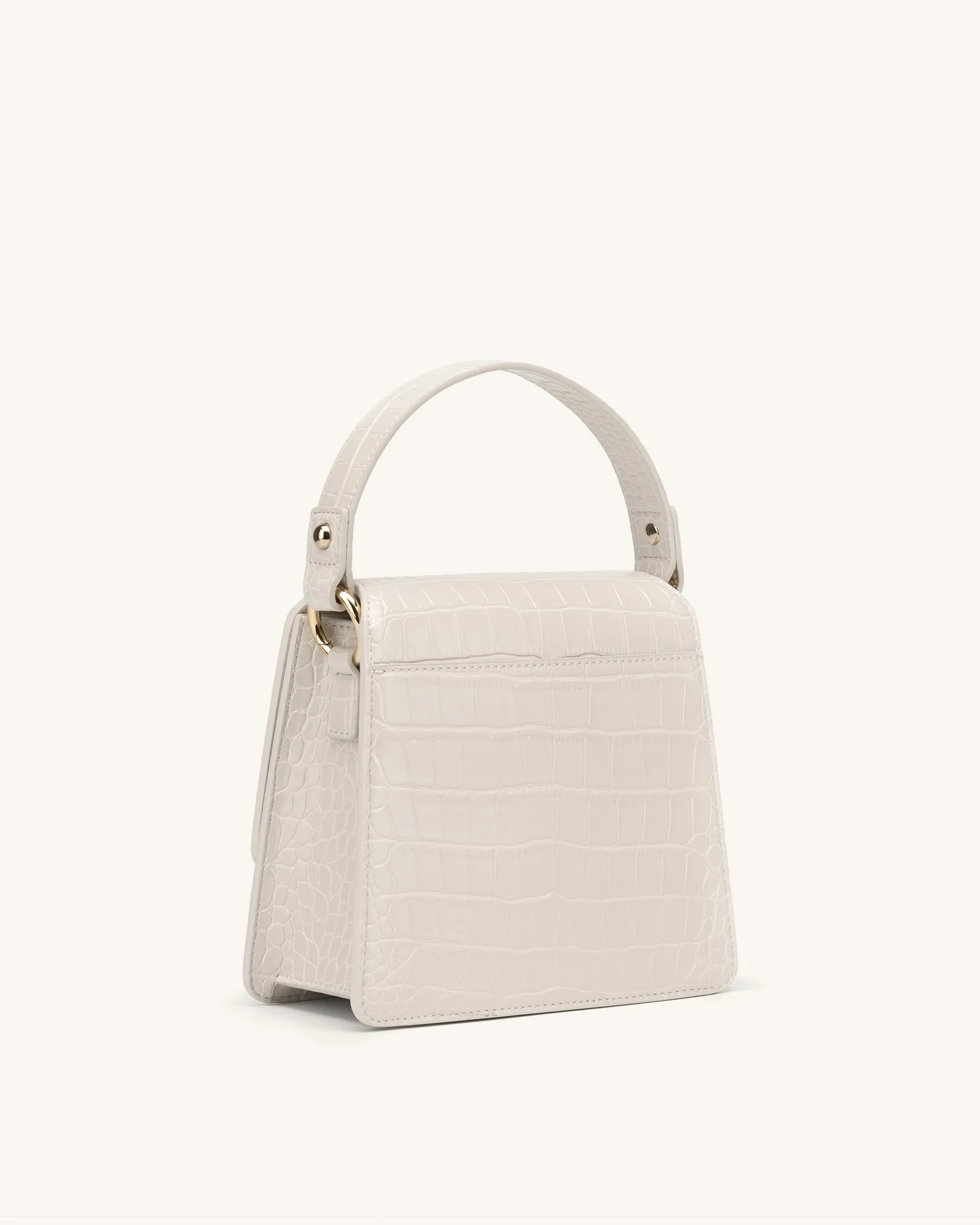FAE Top Handle Crossbody - Ivory Croc sold by JW PEI product image thumbnail 3