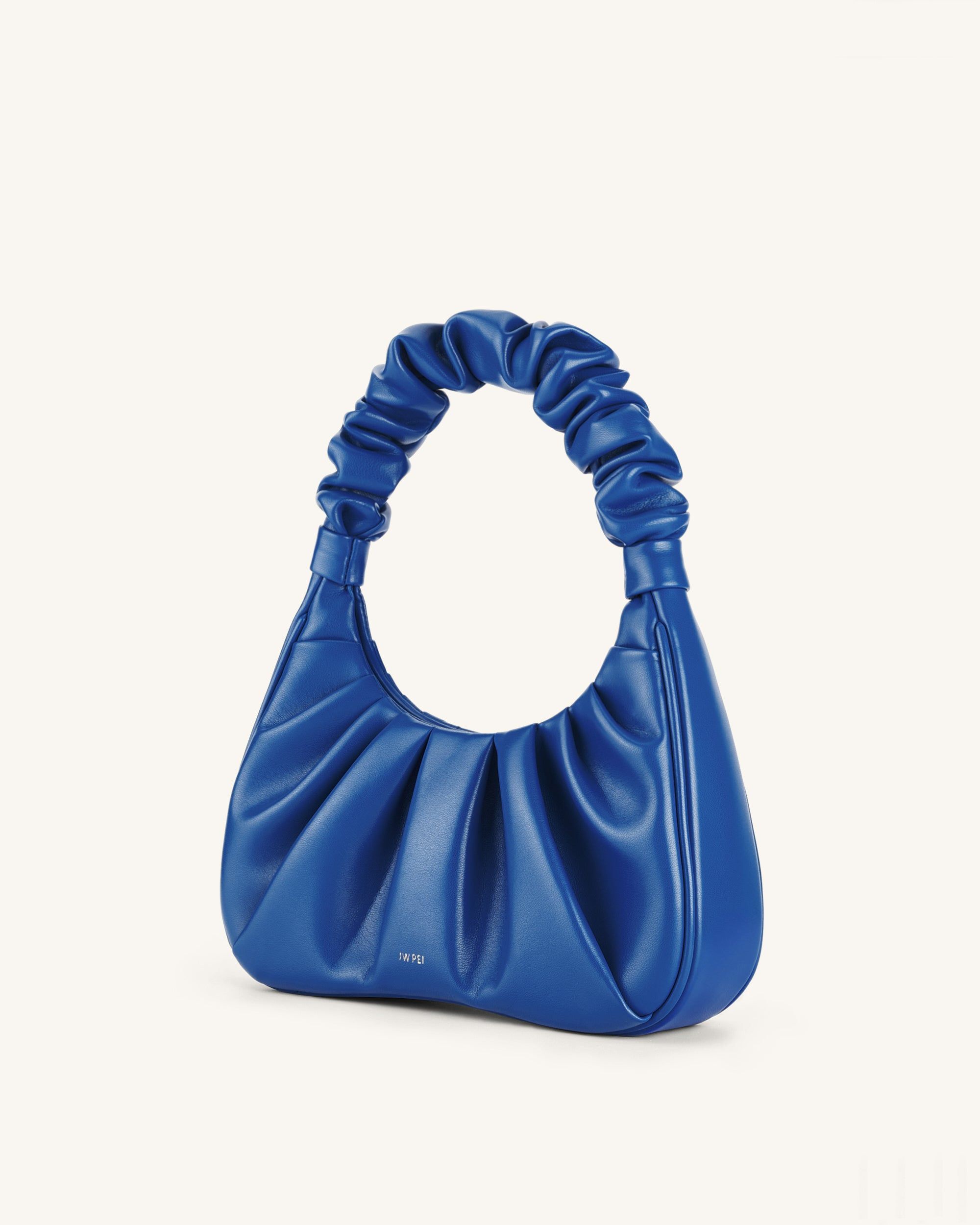 Gabbi Ruched Hobo Handbag - Classic Blue sold by JW PEI product image thumbnail 2