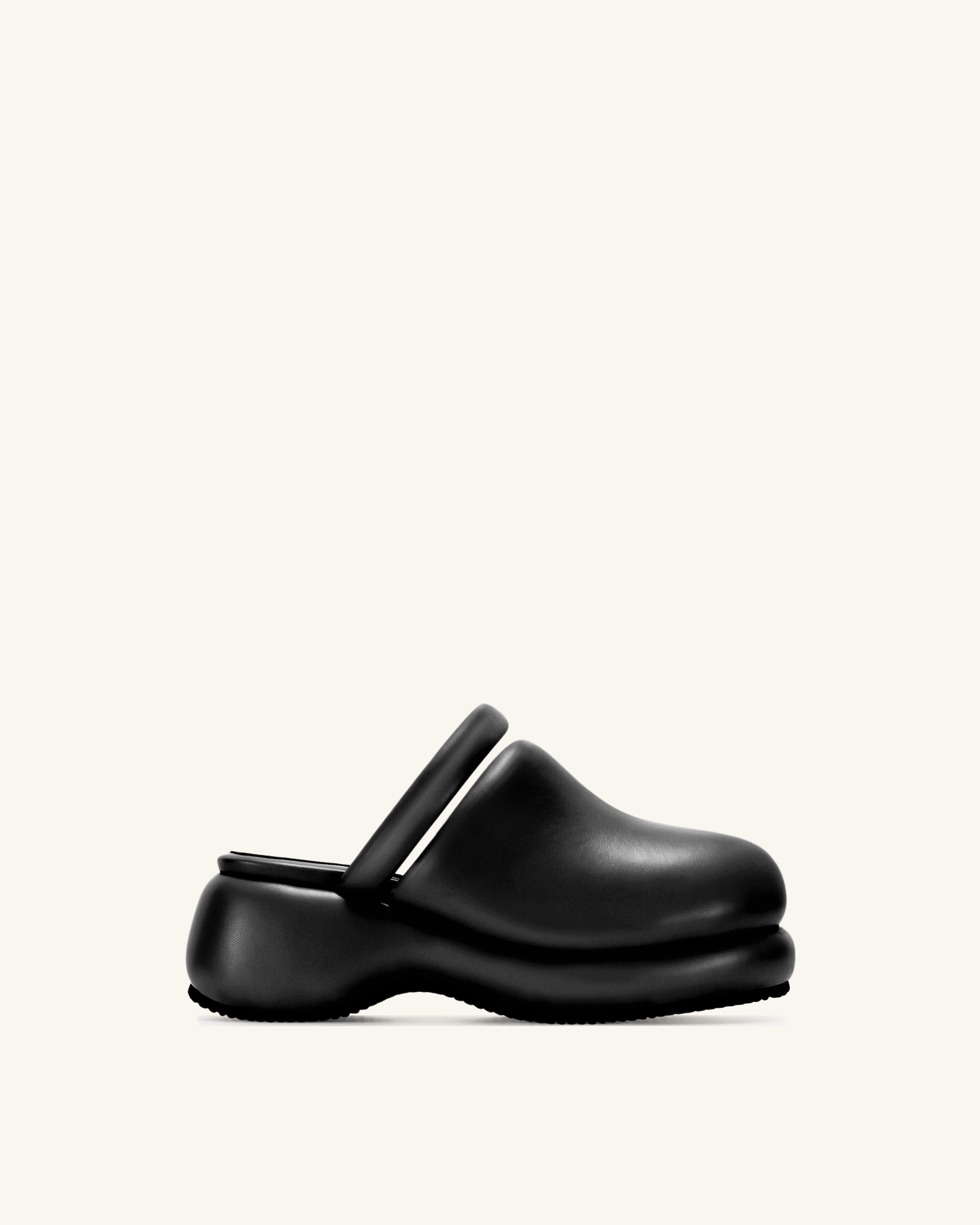 Philip Platform Clogs - Black sold by JW PEI