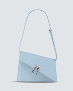 Asymmetric Flap Crossbody Bag - Blue sold by JW PEI