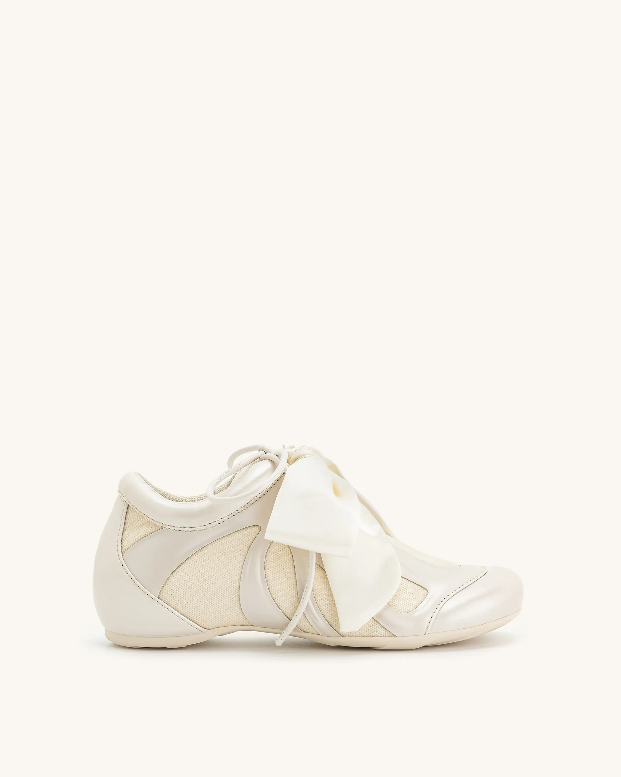 Rosie Bow Tie Low Top Sneakers - White sold by JW PEI product image thumbnail 2