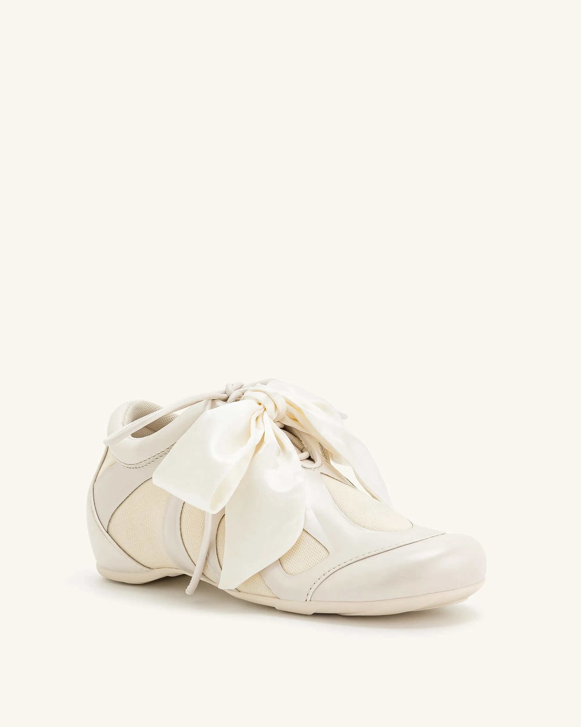 Rosie Bow Tie Low Top Sneakers - White sold by JW PEI product image thumbnail 4