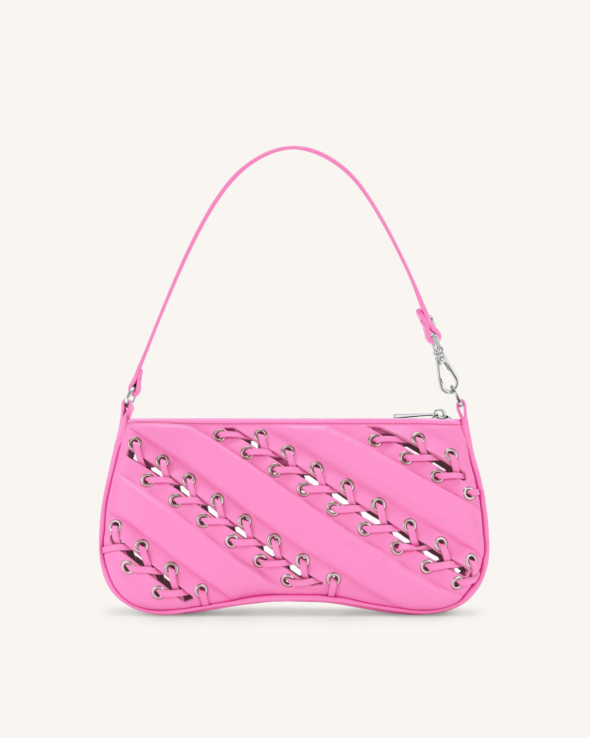 Eva Straps Shoulder Bag - Pink sold by JW PEI product image thumbnail 3
