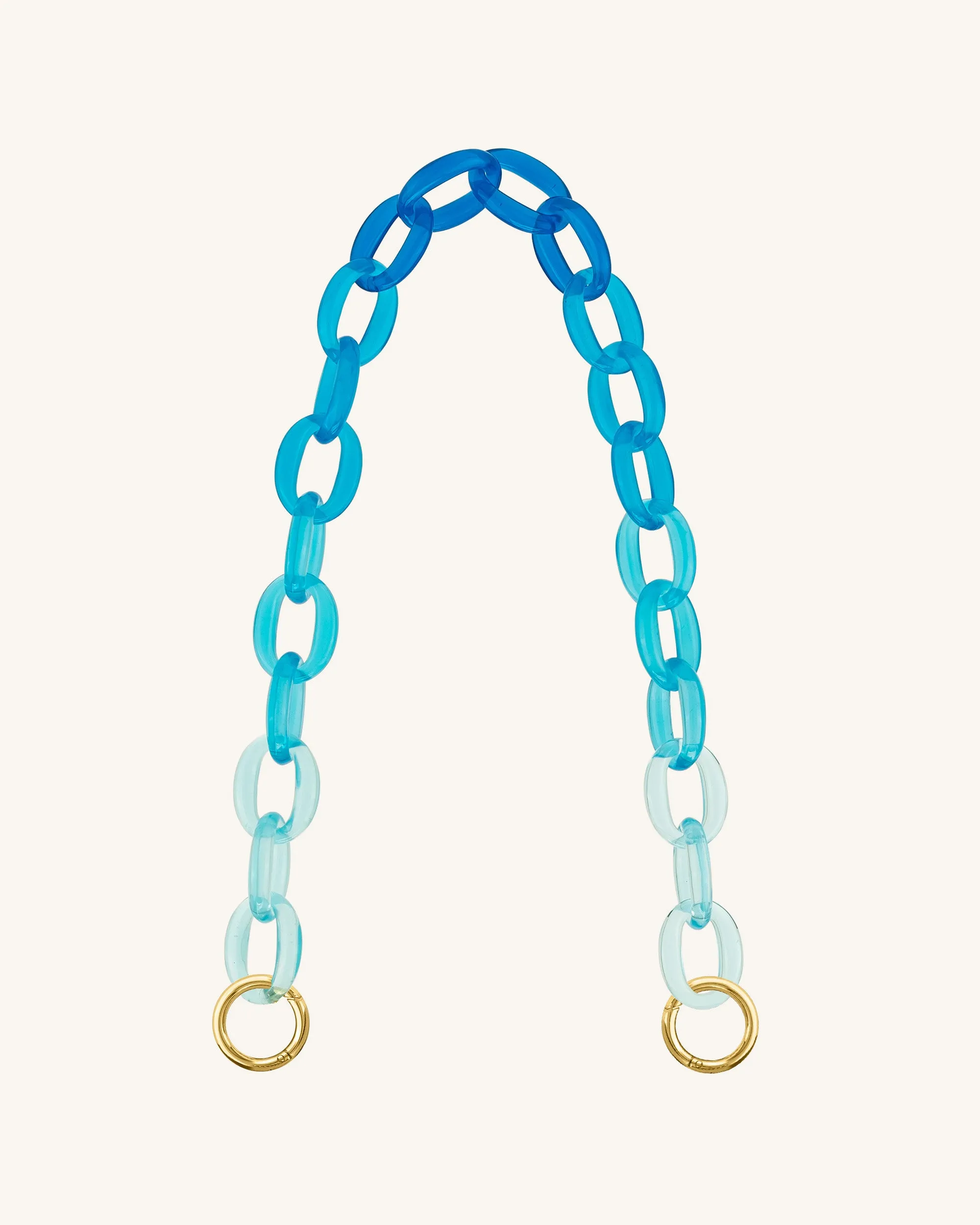 Mya Gradient Acrylic Chain Strap - Blue sold by JW PEI