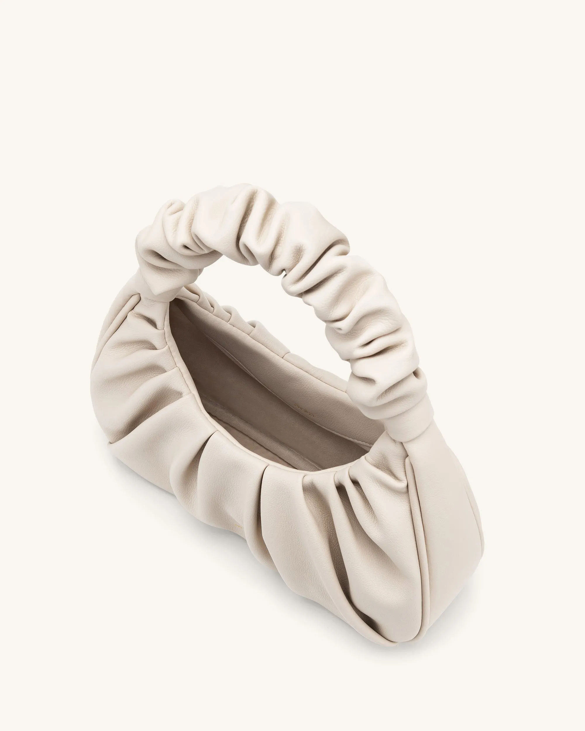 Gabbi Ruched Hobo Handbag - Ivory sold by JW PEI product image thumbnail 4