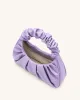 Gabbi Ruched Hobo Handbag - Purple sold by JW PEI
