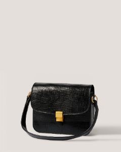 Crossbody Bag - Black Croc sold by JW PEI