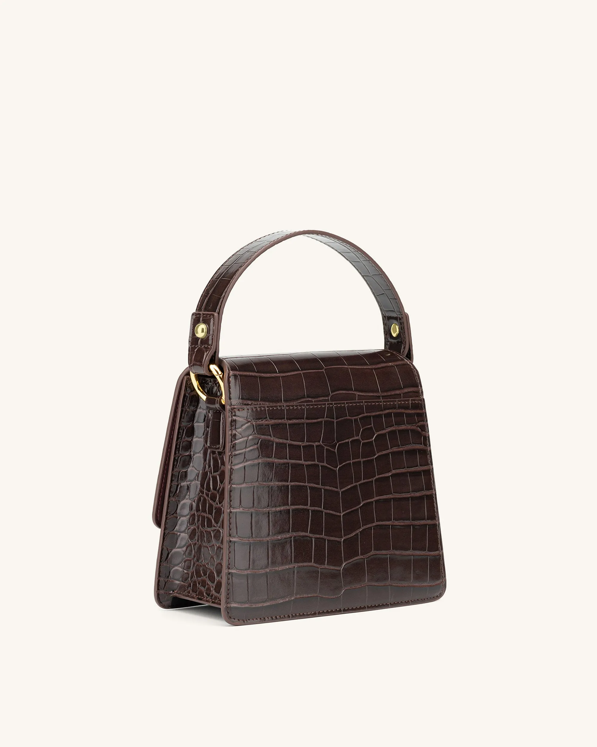 FAE Top Handle Crossbody - Nutella Croc sold by JW PEI product image thumbnail 3