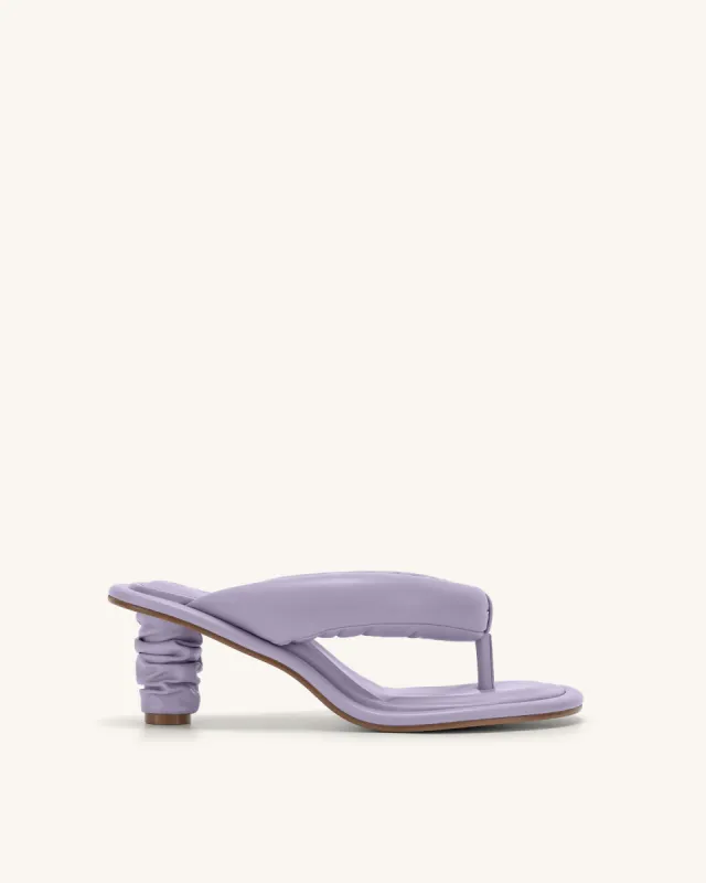 Talia Puffed Sandal - Purple sold by JW PEI