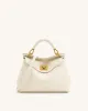 Lucia Classic Top Handbag - White sold by JW PEI