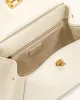 Lucia Classic Top Handbag - White sold by JW PEI