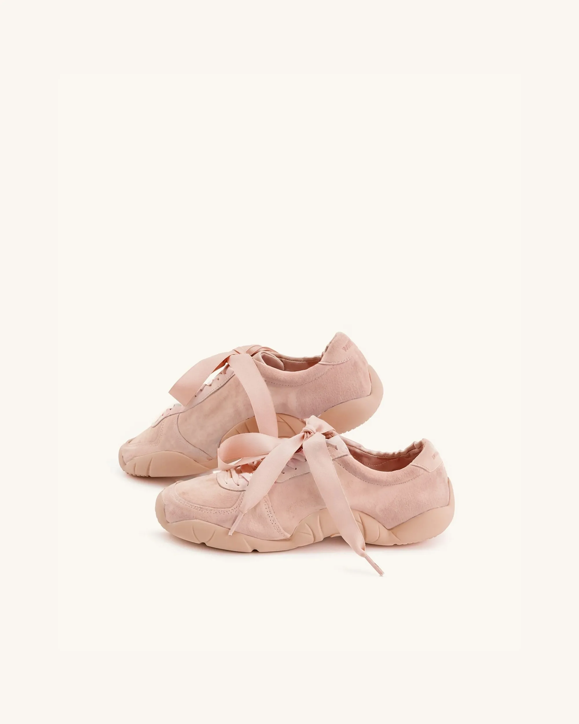 Flavia Suede Daddy Trainer - Pink sold by JW PEI