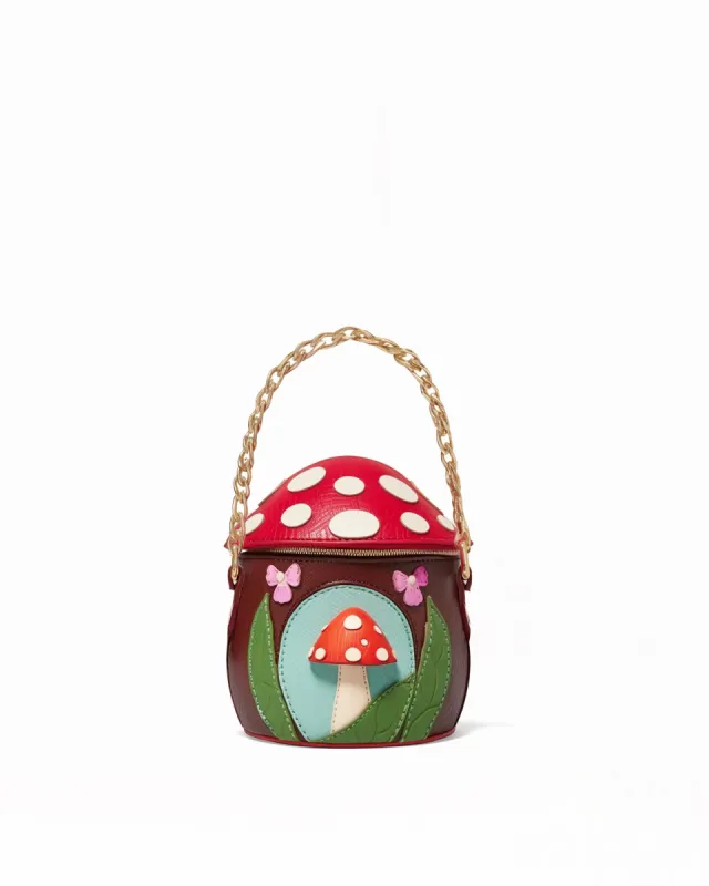 Judy Mushroom Bucket Bag - Red sold by JW PEI