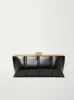 Lucia Metallic Clutch - Black sold by JW PEI