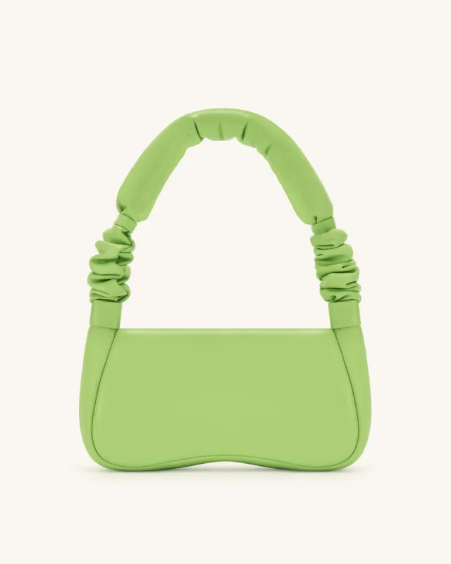 Alison Soft Volume Shoulder Bag - Lime Green sold by JW PEI