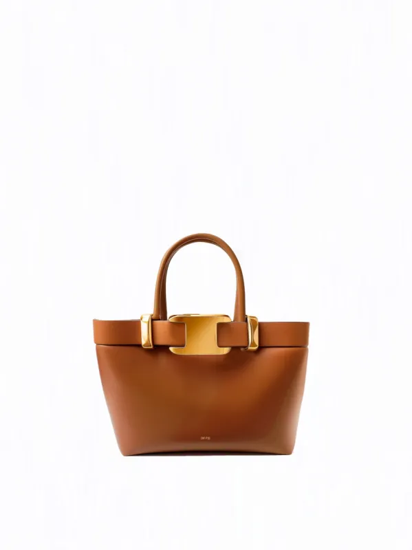 Lina Metal Buckle Bag - Brown sold by JW PEI
