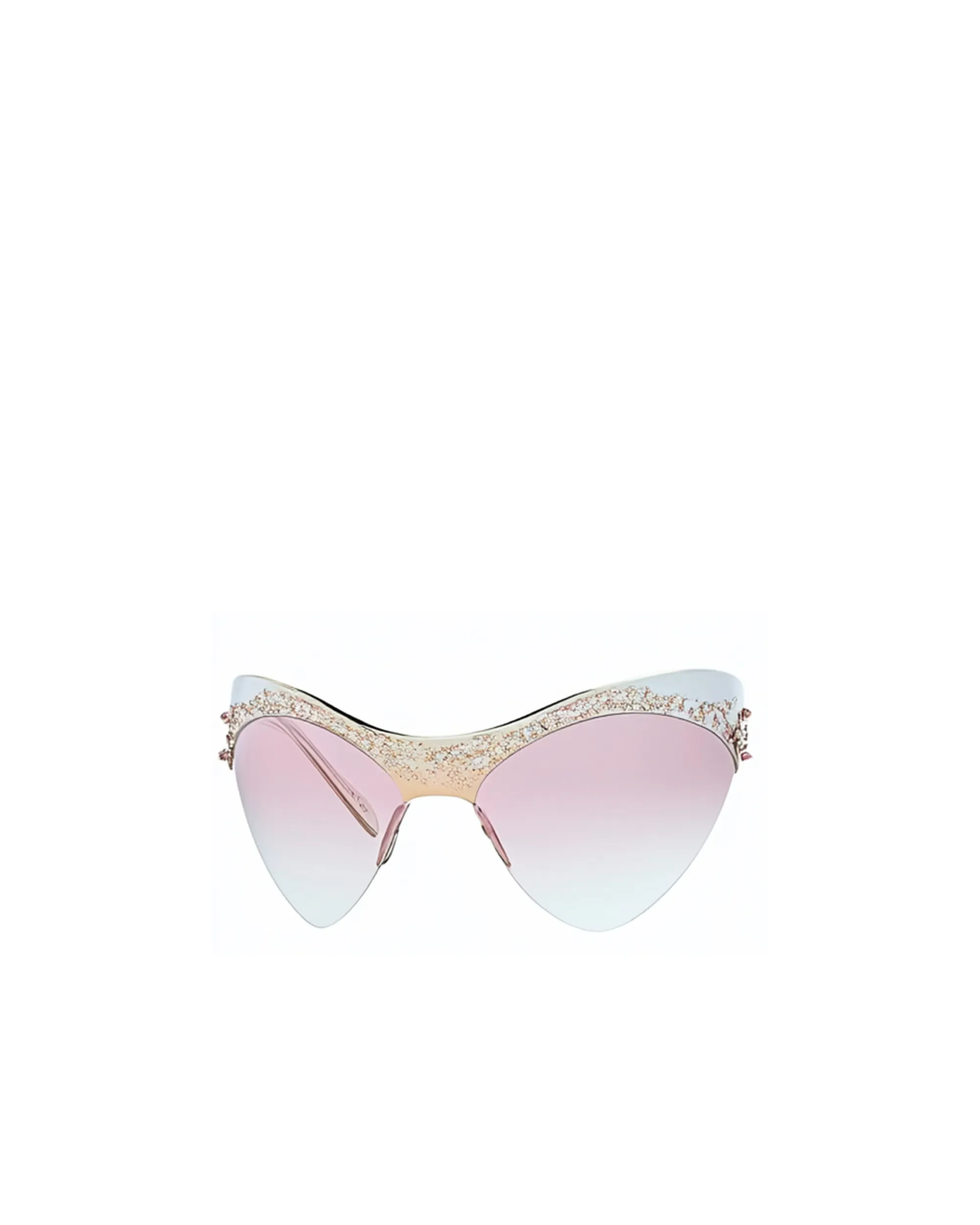 Lily Crystal Horizon Sunglasses - Pink & White sold by JW PEI product image thumbnail 2