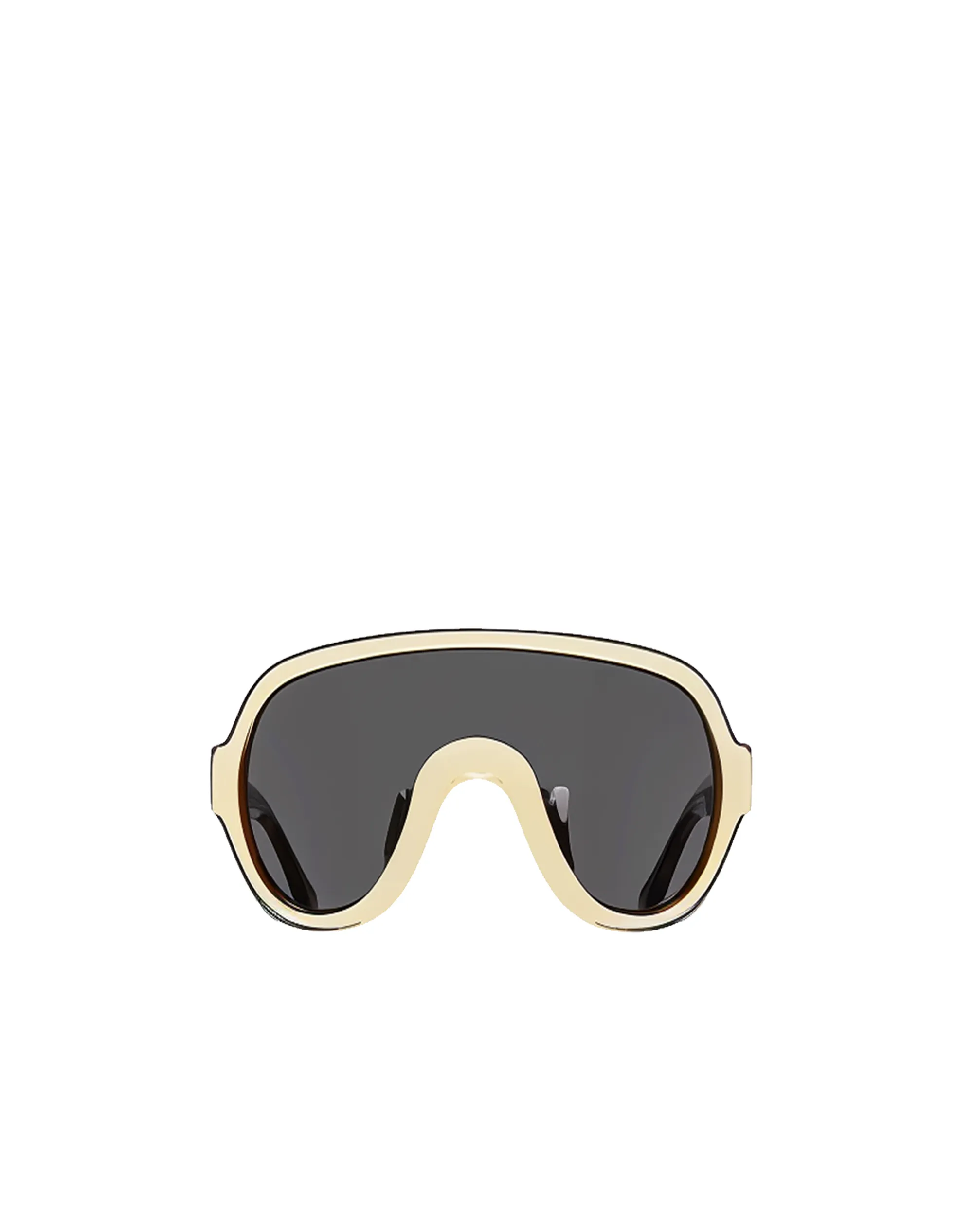 Isabella Horizon Shield Sunglasses - Gold & Black sold by JW PEI