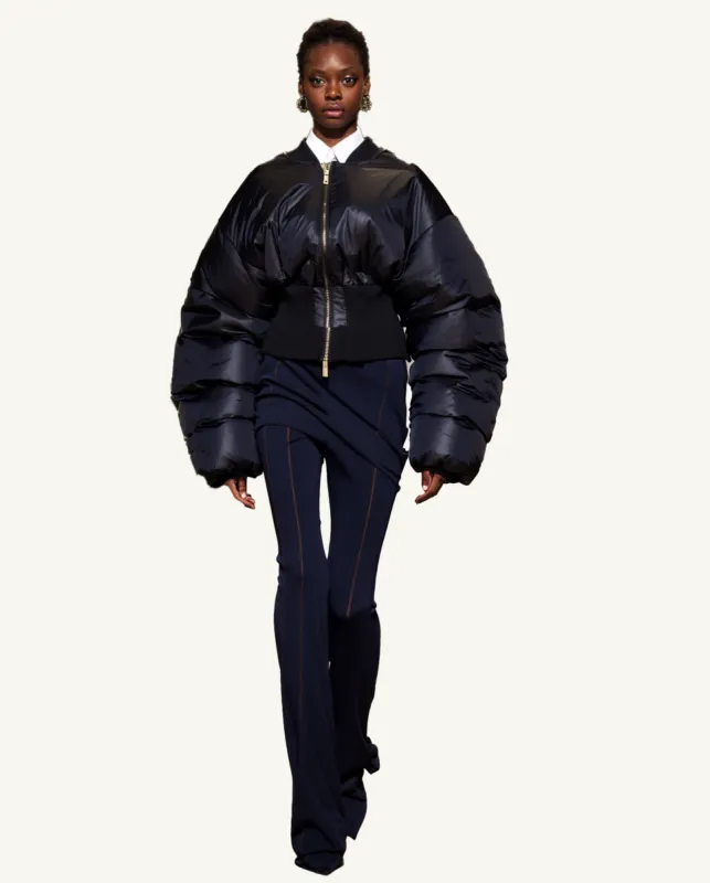 Eliana Structured Puffer Jacket - Navy sold by JW PEI
