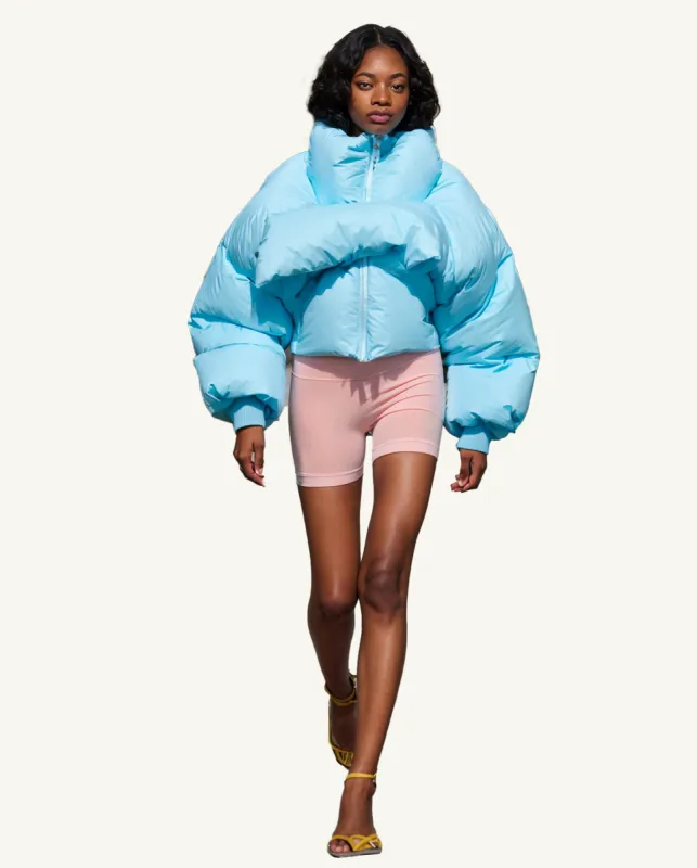 Lydia Oversized Puffer Jacket - Sky Blue sold by JW PEI