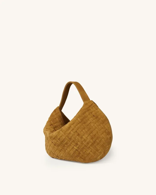 Savannah Chic Weave Bag - Mustard sold by JW PEI