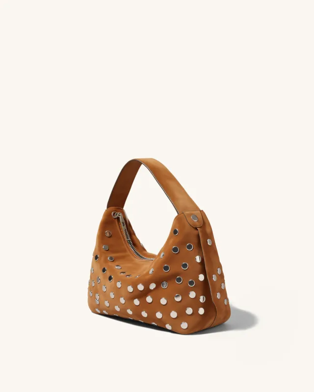Seraphine Soft Leather Hobo Bag - Camel Brown sold by JW PEI