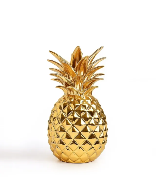 Ava Pineapple Shaped Clutch - Gold sold by JW PEI