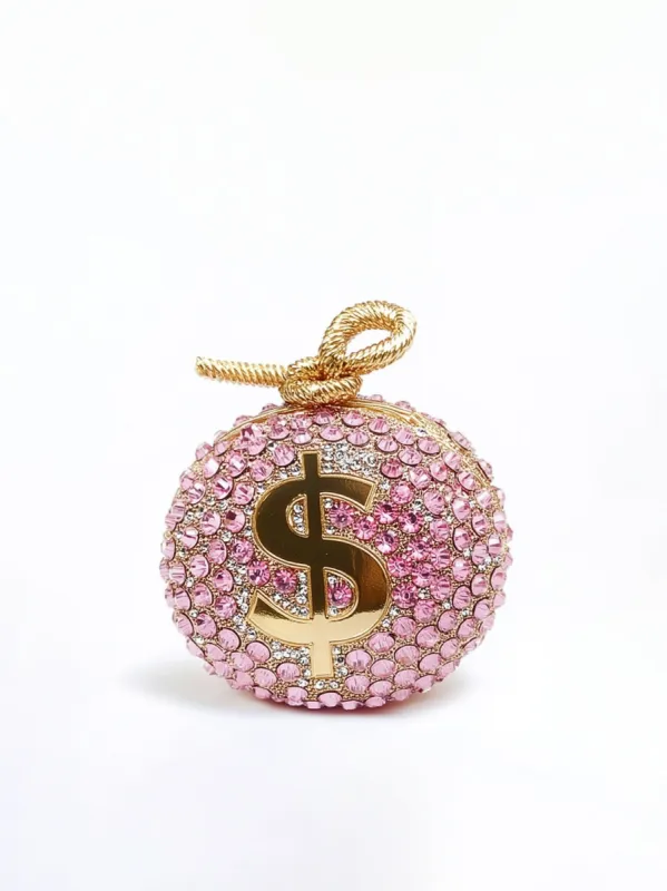 Madison Mini Money Bag Clutch - Pink sold by JW PEI