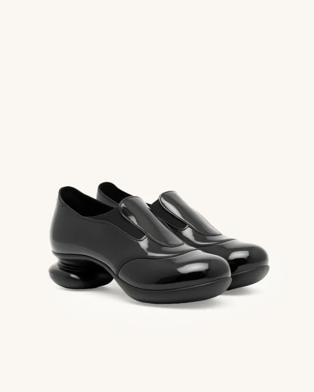 Kinsley Noir Slip-On Shoes - Patent Black sold by JW PEI