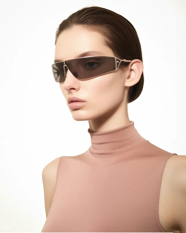 Ava Titanium Eclipse Sunglasses - Charcoal Grey sold by JW PEI