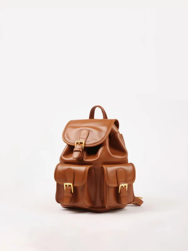 Nora Multi-Pocket Backpack - Tan made by JW PEI