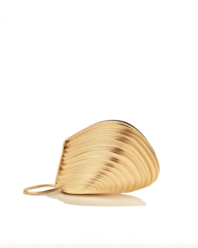 Addison Wave Evening Clutch - Gold sold by JW PEI