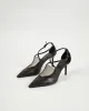 Ivy Crisscross Strap Stiletto Heels - Black sold by JW PEI
