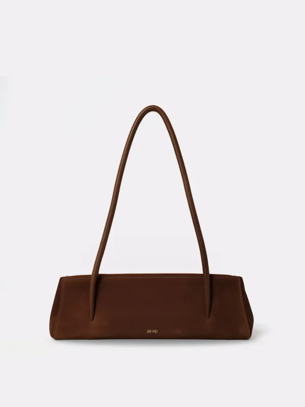 Nova Baguette Style Shoulder Bag - Brown sold by JW PEI