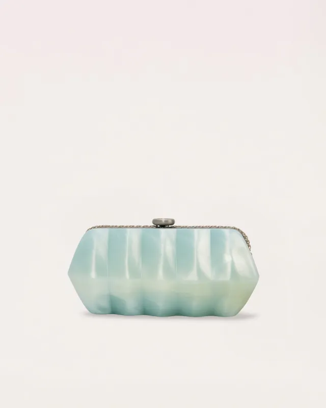 Penelope Geometric Clutch - Blue sold by JW PEI