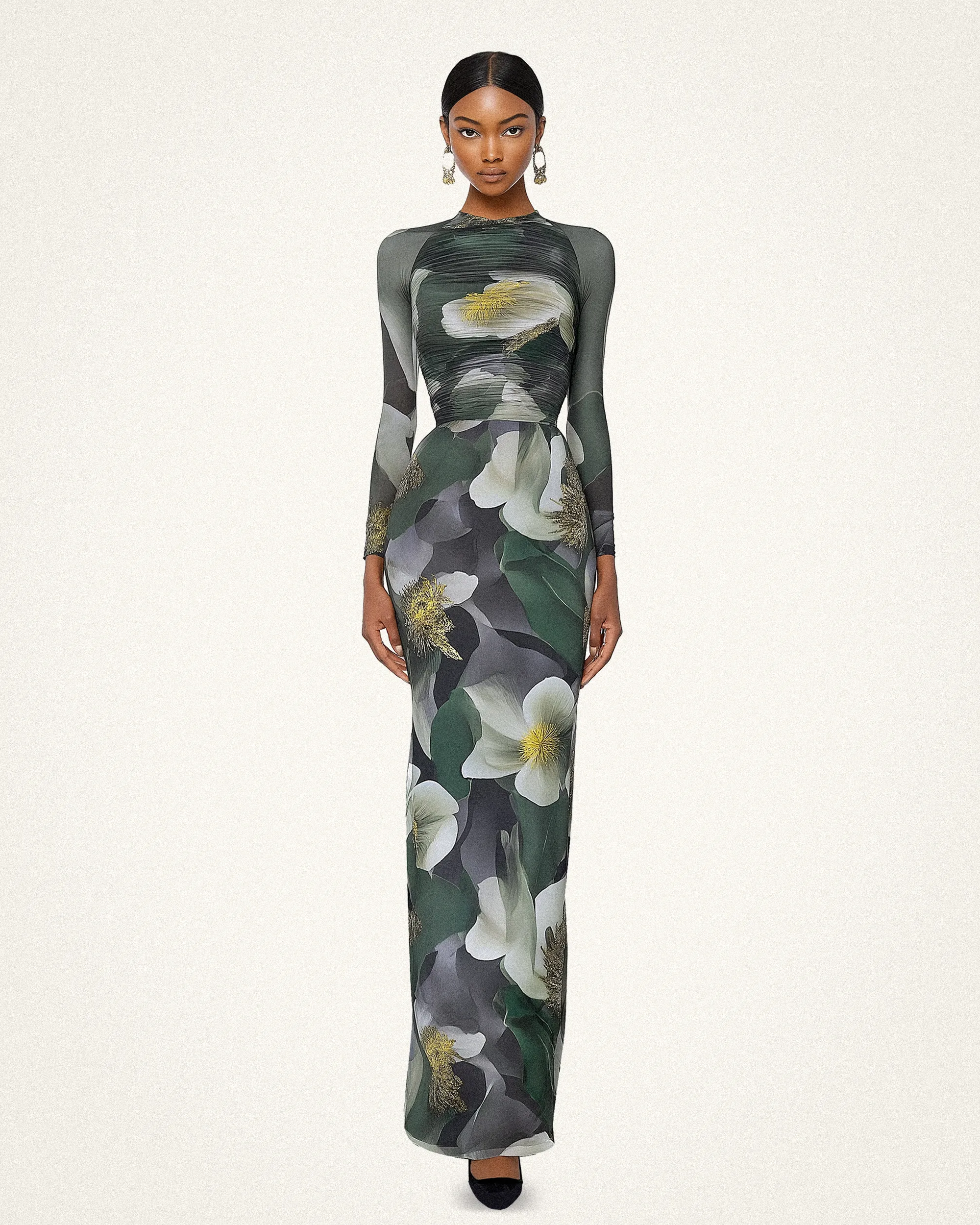 Sophie Abstract Floral Maxi Dress - Multicolor sold by JW PEI