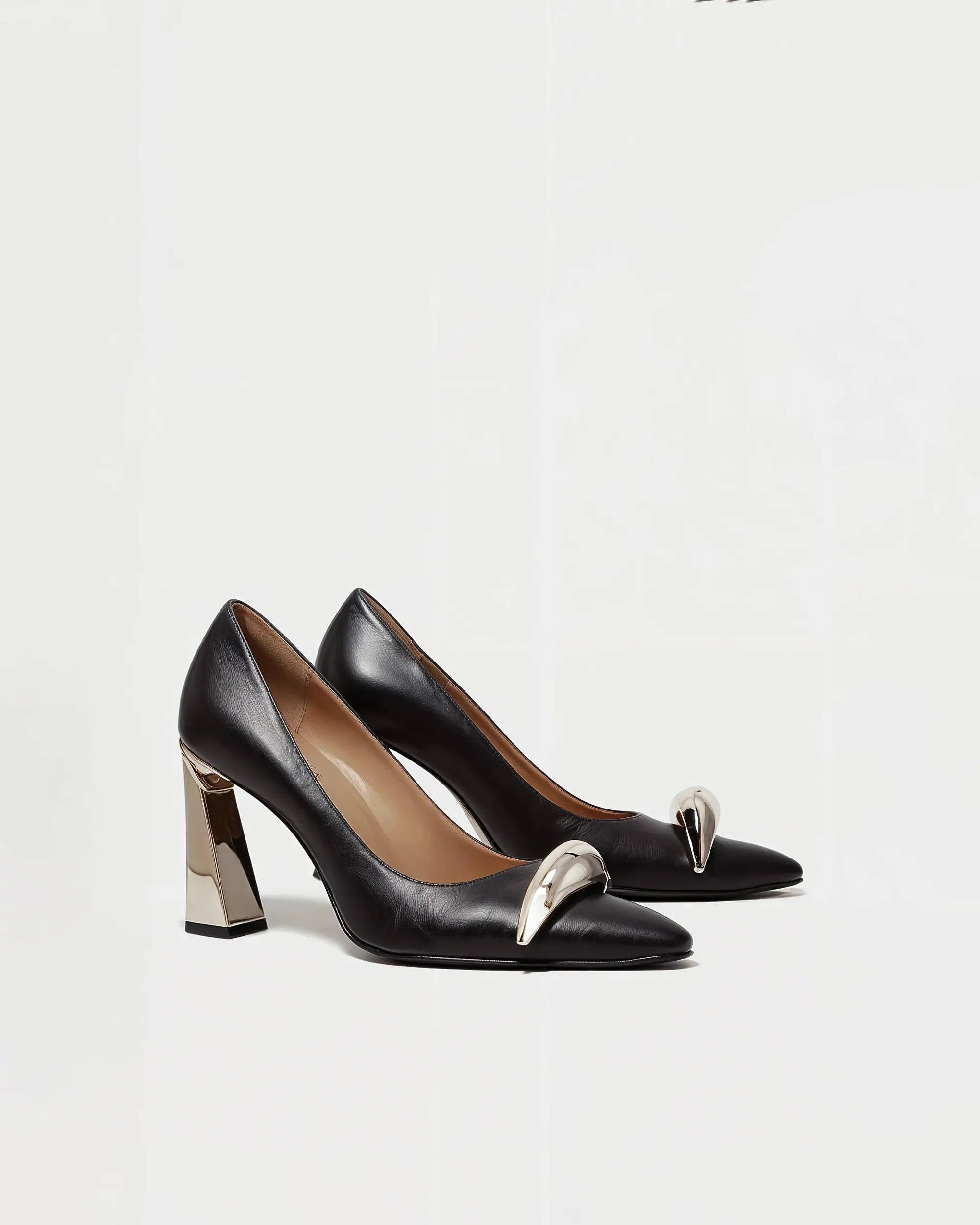 Abigail Pointed Toe Mules - Black sold by JW PEI
