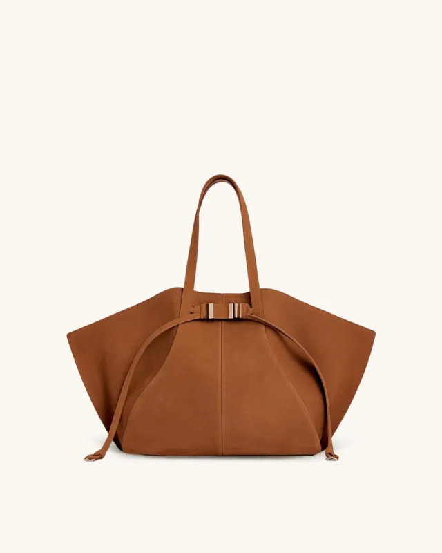 Willow Oversized Tote Bag - Brown sold by JW PEI