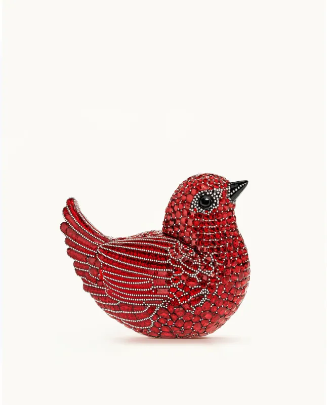 Sophia Crimson Bird Clutch - Red sold by JW PEI