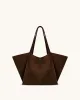 Riley Geometric Tote - Dark Brown sold by JW PEI